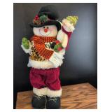 Standing Snowman Holiday Decoration