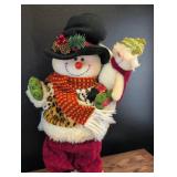 Standing Snowman Holiday Decoration