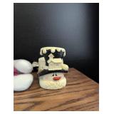 Christmas Snowman Family Plush Set with Decorative Base