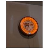 RARE ~ Hooters Illuminated Wall Clock 26" wide~ Beautiful Working Condition~ Original!!! Highly Collectable