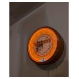 RARE ~ Hooters Illuminated Wall Clock 26" wide~ Beautiful Working Condition~ Original!!! Highly Collectable