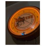 RARE ~ Hooters Illuminated Wall Clock 26" wide~ Beautiful Working Condition~ Original!!! Highly Collectable