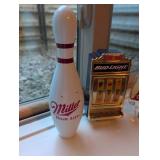 Bud Light Slot Machine and Beer Bowling tap handles