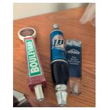 Miller Lite & Boulevard Beer Tap Handles Set