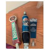 Miller Lite & Boulevard Beer Tap Handles Set