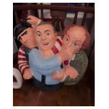 Three Stooges Ceramic Cookie Jar and coffee mug