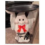 Halloween Ghost and Black Cat Decorative Stand