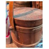 Wooden Firkin Storage Container