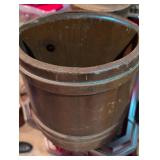 Wooden Ice Bucket with Divider