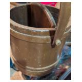 Wooden Ice Bucket with Divider
