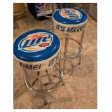 Miller Lite Bar Stools - Official Beer Promotional Seating