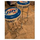 Miller Lite Bar Stools - Official Beer Promotional Seating