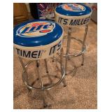 Miller Lite Bar Stools - Official Beer Promotional Seating