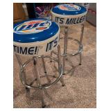 Miller Lite Bar Stools - Official Beer Promotional Seating