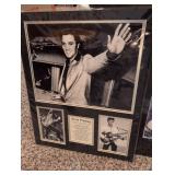 Elvis Presley Photo Collection with Number One Singles List