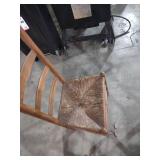 Ladder Back Rush Seat Dining Chairs - Set of 6