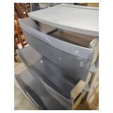 3-Drawer Plastic Storage Cart