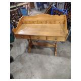 48-in x 24 inch by 38 inch Maple Writing Desk with Multiple Drawers