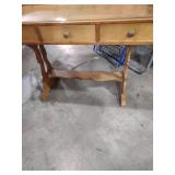 48-in x 24 inch by 38 inch Maple Writing Desk with Multiple Drawers