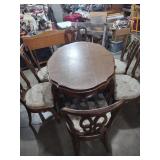 60 inch by 40 inch French Provincial Dining Set with 6 Chairs
