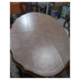 60 inch by 40 inch French Provincial Dining Set with 6 Chairs