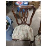 60 inch by 40 inch French Provincial Dining Set with 6 Chairs