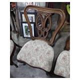 60 inch by 40 inch French Provincial Dining Set with 6 Chairs