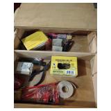 Wood Tool Storage Box with 2 Drawers