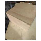 Wood Tool Storage Box with 2 Drawers