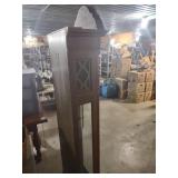 Traditional Wooden Grandfather Clock with Nautical Face