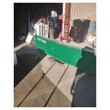 Homemade 12 ft wooden boat with oars