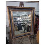 Decorative Wall Mirror with Gold Finish Frame