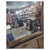 Decorative Wall Mirror with Gold Finish Frame