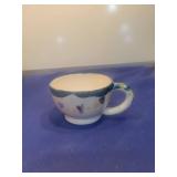 Decorative Ceramic Tea Cup with Floral Design