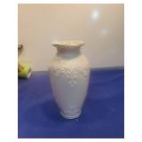 Lenox White Porcelain Vase with Gold Trim