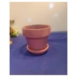 Terra Cotta Plant Pot with Saucer