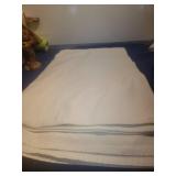 White Cotton flat queen sheet