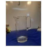 Clear Glass Pouring Pitcher