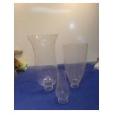 Clear Glass Hurricane Lamp Chimney