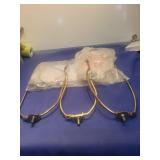 Brass Plated Lamp Harps