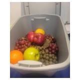 Artificial Decorative Fruit Bowl Display Set