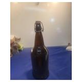 Swing Top Glass Beer Bottle - Dark Brown