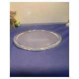 Clear Glass platter