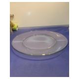 Clear Glass Dinner Plates