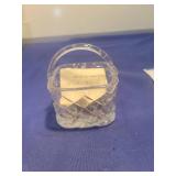 Cut Crystal Glass basket