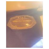 Pink Depression Glass Dinner Plate