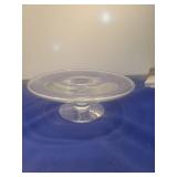 Crystal Glass Pedestal Cake Stand