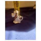 Small Porcelain Basset Hound Figurine