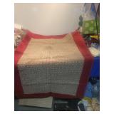 Rug with Red Border 30 X 46