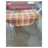 Plaid Cotton Tablecloth
